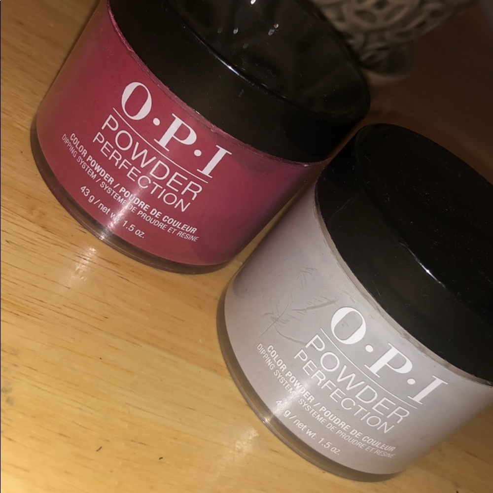 2 Opi Powder Perfection dip powder